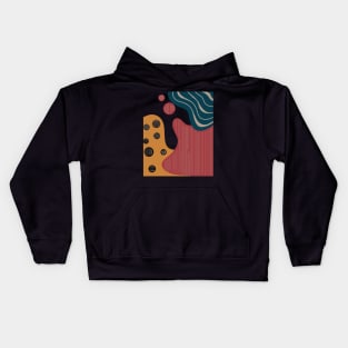 Abstract drawing art Kids Hoodie